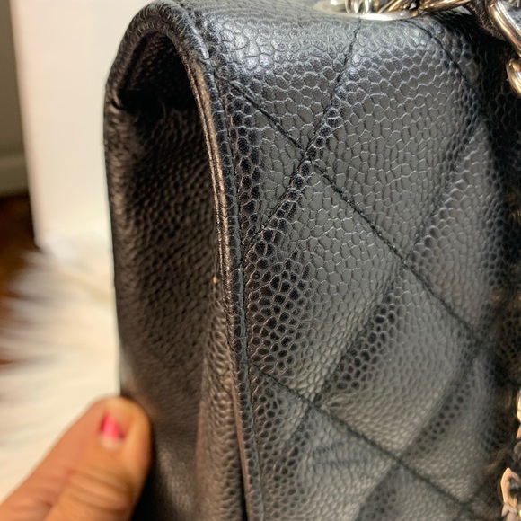 —sold on instagram- Chanel maxi single flap caviar - Picture 11 of 13